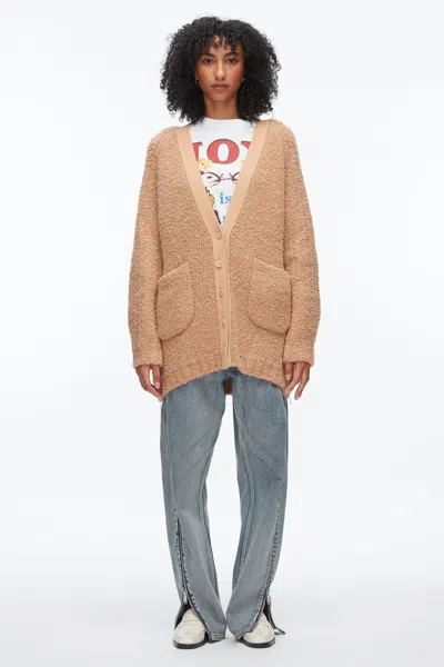 3.1 Phillip Lim Cardigan Coat In Brown
