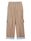 3.1 Phillip Lim Cargo-pocket Cuffed Trousers In Brown