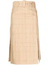 3.1 PHILLIP LIM / フィリップ リム CARWASH 格纹中长半身裙