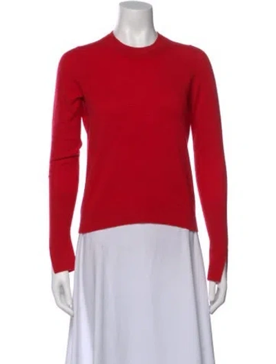 Pre-owned 3.1 Phillip Lim Cashmere Crew Neck Sweater In Red