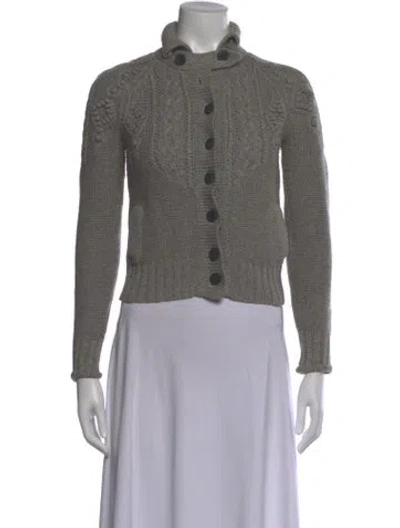 Pre-owned 3.1 Phillip Lim Cashmere Mock Neck Sweater In Gray