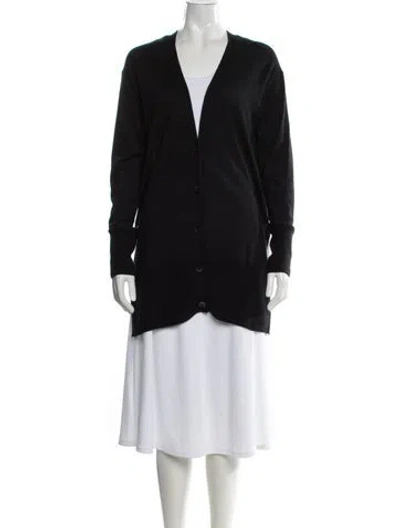 Pre-owned 3.1 Phillip Lim Cashmere V-neck Sweater In Black