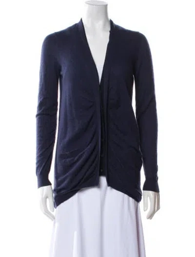 Pre-owned 3.1 Phillip Lim Cashmere V-neck Sweater In Blue