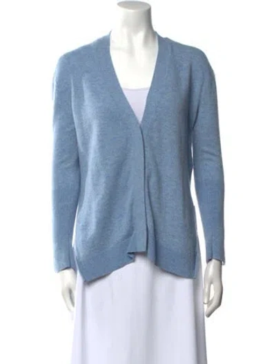 Pre-owned 3.1 Phillip Lim Cashmere V-neck Sweater In Blue