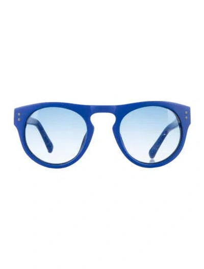 Pre-owned 3.1 Phillip Lim Cat-eye Gradient Sunglasses In Blue