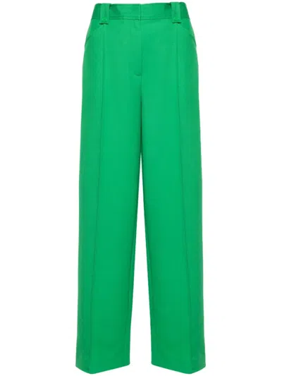 3.1 Phillip Lim Cavalry High-waist Wide-leg Trousers In Green