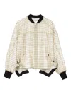 3.1 Phillip Lim Checked Bomber Jacket In White