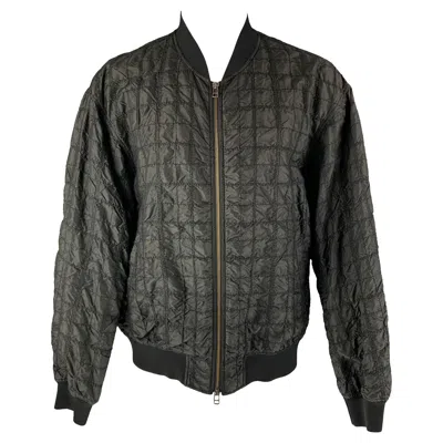 Pre-owned 3.1 Phillip Lim Chest Size M Black Quilted Silk Windbreaker Jacket