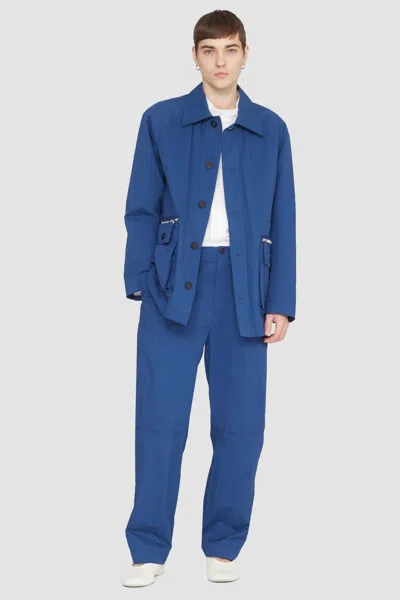 3.1 Phillip Lim Chore Shirt Jacket In Blue