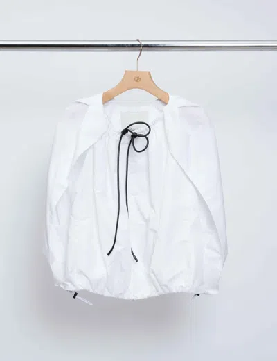 3.1 Phillip Lim Cocoon Back Zip Top In Black