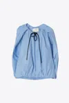 3.1 Phillip Lim Cocoon Back Zip Top In Blue