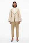 3.1 Phillip Lim Cocoon Peacoat In Oatmeal