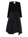 3.1 Phillip Lim Combo Dress In Black