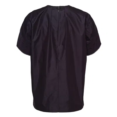 3.1 Phillip Lim Combo T-shirt With Cascade Drape Sleeves In Brown