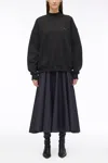 3.1 Phillip Lim Compact French Terry Sweatshirt In Black