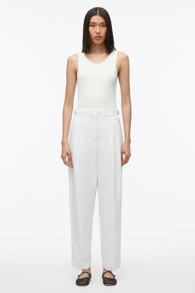 3.1 Phillip Lim Compact Rib Layering Tank In White