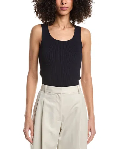 3.1 Phillip Lim Compact Rib Layering Tank In Blue