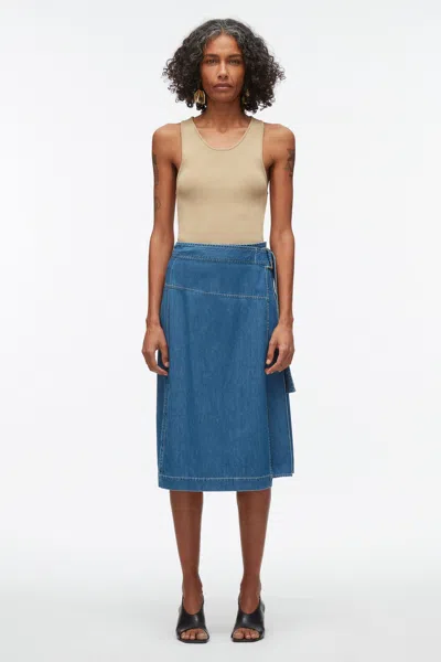 3.1 Phillip Lim Compact Rib Layering Tank In Brown