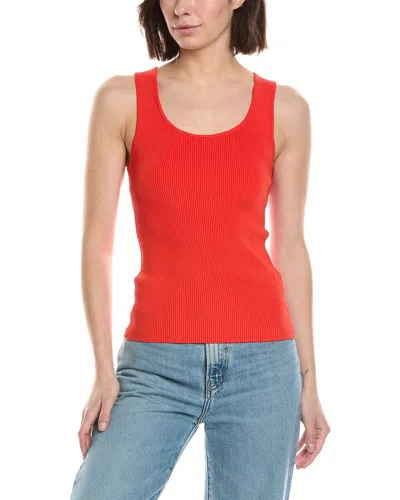 3.1 Phillip Lim Compact Rib Layering Tank In Red