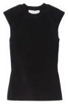 3.1 Phillip Lim Compact Rib Structured Top In Black