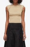 3.1 Phillip Lim Compact Rib Structured Top In Brown
