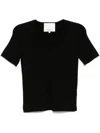 3.1 Phillip Lim Compact Rib Tee In Black