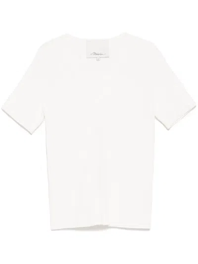 3.1 Phillip Lim Compact Rib Tee In White