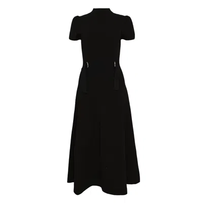 3.1 Phillip Lim Compact Rib Tulip Dress In Black