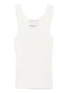 3.1 Phillip Lim Compact Ribbed Tank Top In White