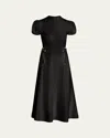 3.1 Phillip Lim Compact Rib Tulip Dress In Black