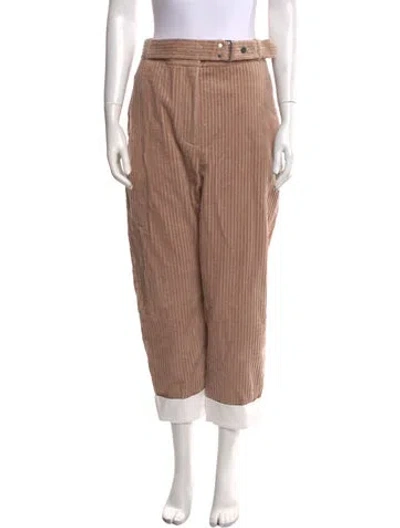 Pre-owned 3.1 Phillip Lim Corduroy Straight Leg Pants In Neutral