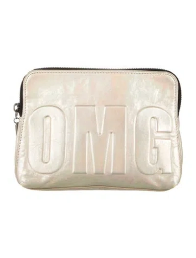 Pre-owned 3.1 Phillip Lim Cosmetic Bag In Gold/metallic