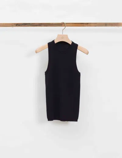 3.1 Phillip Lim Cotton Blend Crepe Tank In Black