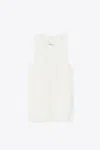 3.1 Phillip Lim Cotton Blend Crepe Tank In White