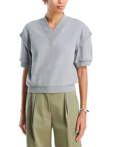 3.1 Phillip Lim Cotton Blend Sweatshirt In Gray