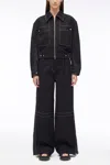 3.1 Phillip Lim Cotton Canvas Ripstop Combo Jacket In Black