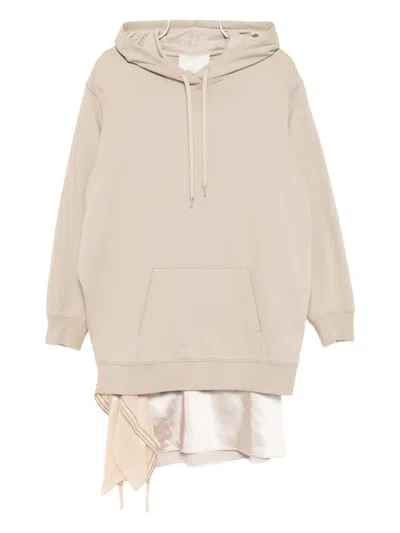 3.1 Phillip Lim Cotton Hooded Dress In Neutral