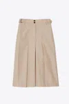 3.1 Phillip Lim Cotton Poplin Pleated Culottes In Brown