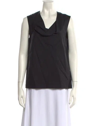 Pre-owned 3.1 Phillip Lim Cowl Neck Sleeveless Top In Black