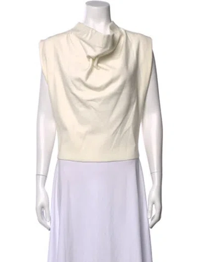 Pre-owned 3.1 Phillip Lim Cowl Neck Sleeveless Top In Neutral