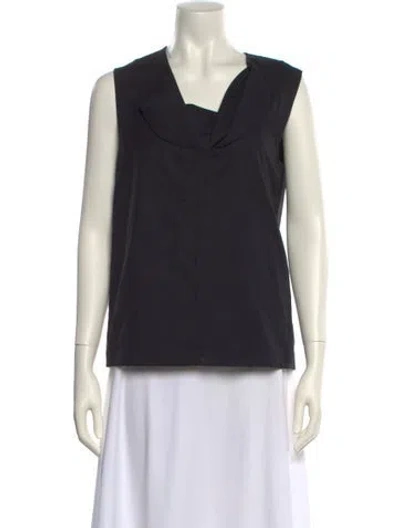 Pre-owned 3.1 Phillip Lim Cowl Neck Sleeveless Top W/ Tags In Black