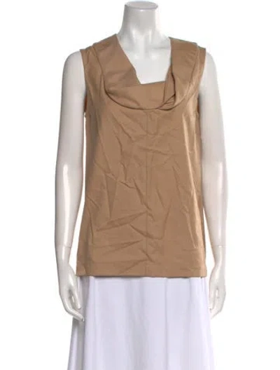Pre-owned 3.1 Phillip Lim Cowl Neck Sleeveless Top W/ Tags In Neutral
