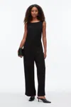 3.1 Phillip Lim Crepe Column Jumpsuit In Black