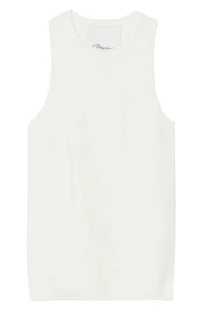 3.1 Phillip Lim Crepe Tank In White