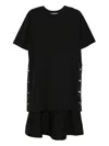3.1 Phillip Lim Crew Necck Short-sleevees Dress In Black