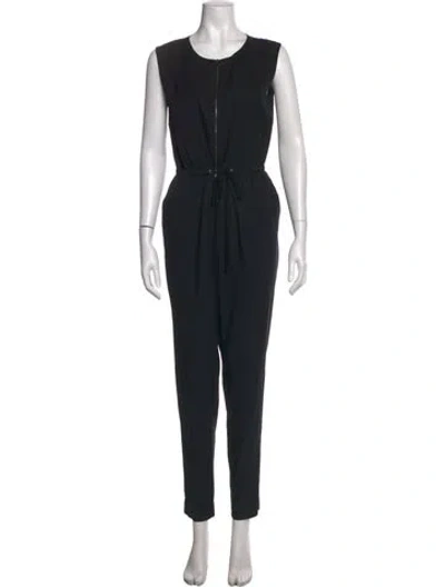 Pre-owned 3.1 Phillip Lim Crew Neck Jumpsuit In Black