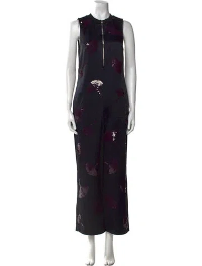 Pre-owned 3.1 Phillip Lim Crew Neck Jumpsuit In Blue