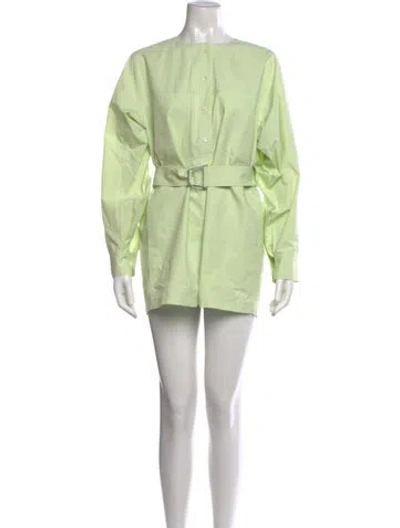 Pre-owned 3.1 Phillip Lim Crew Neck Jumpsuit In Green