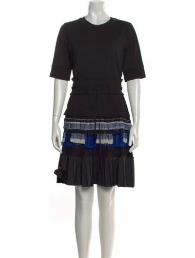 Pre-owned 3.1 Phillip Lim Crew Neck Knee-length Dress In Black
