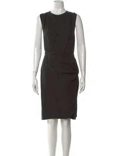 Pre-owned 3.1 Phillip Lim Crew Neck Knee-length Dress In Black